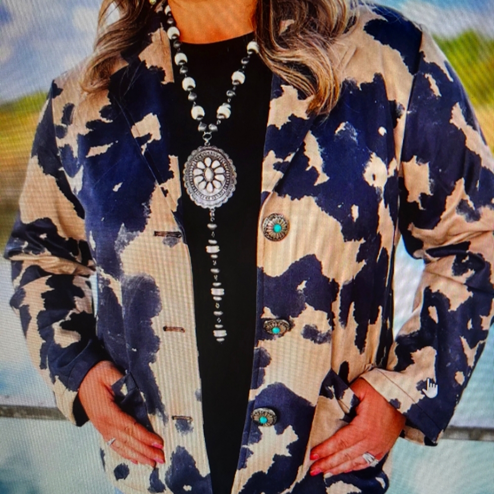 Cow print Blazer